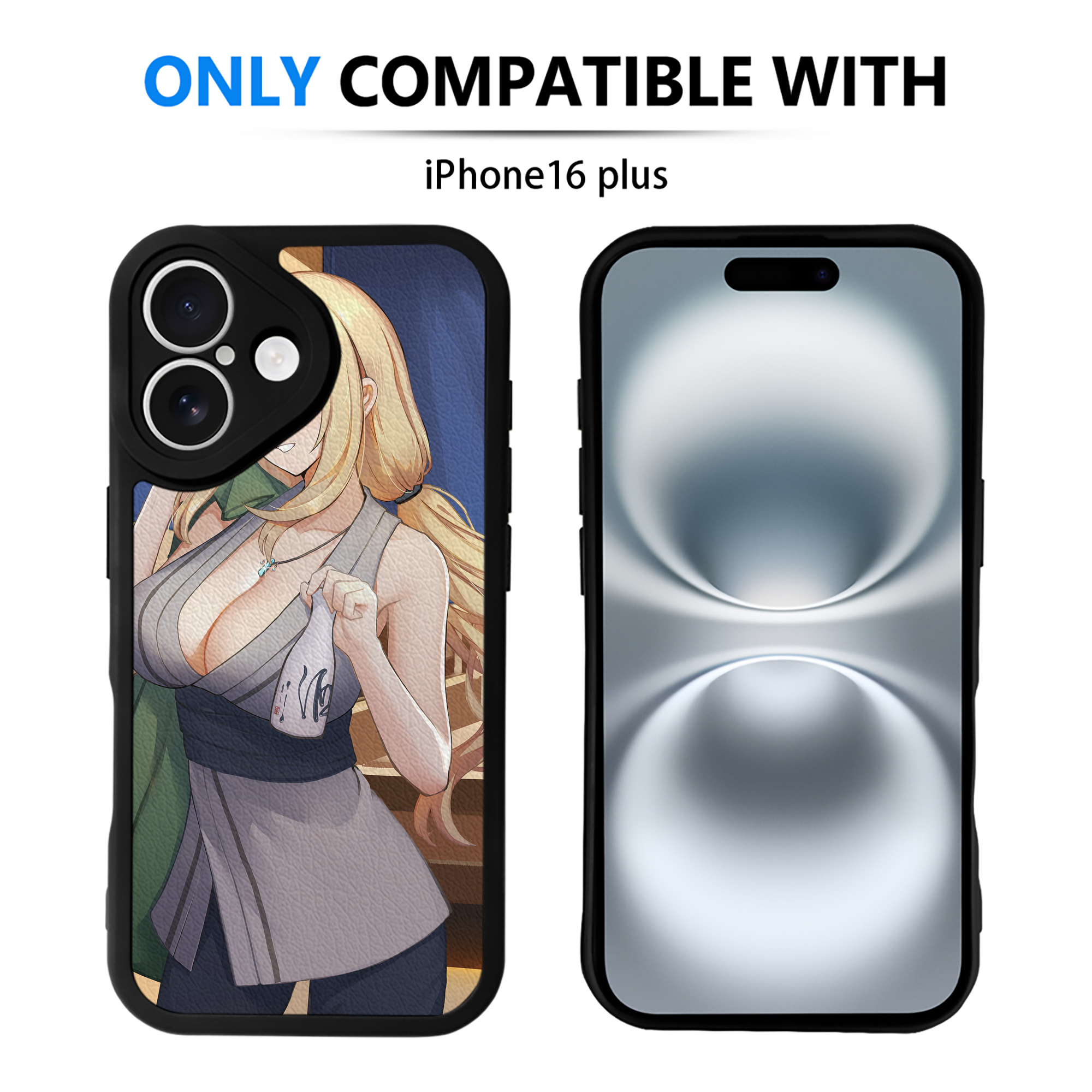 （画像用） NARUTO -ナルト- NARUTO -ナルト- 疾風伝 【iPhone 16シリーズ対応】シリコンスマホケース（レザー調） 材質：シリコン